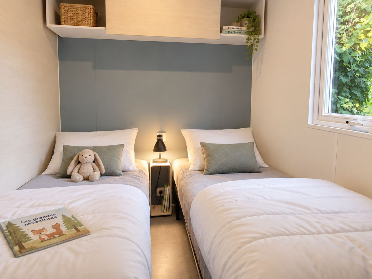 Chambre double du cottage aux Chamberts