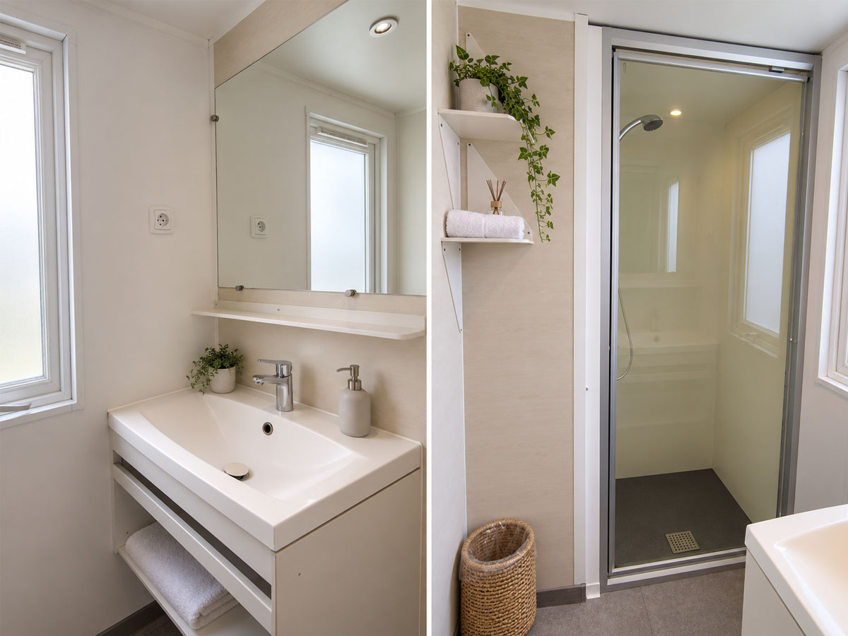 Détail de l'aménagement du cottage nature