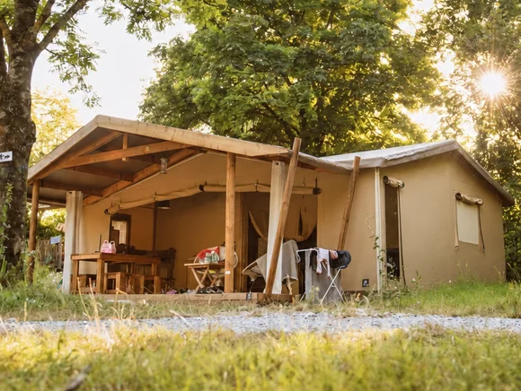 Écolodge Cotton Nature au camping Les Chamberts dans la Drôme
