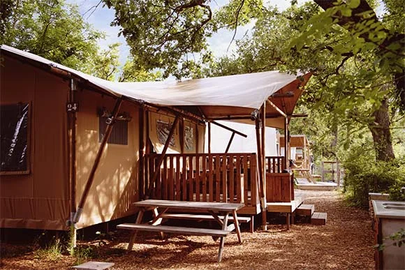 Luxury Lodge au camping Les Chamberts dans la Drôme
