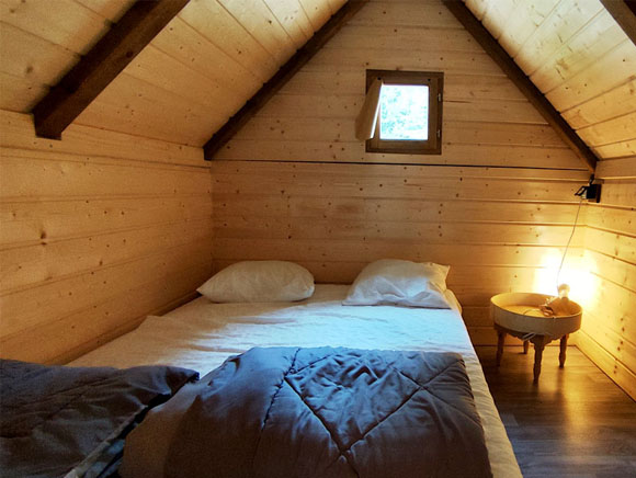 tente glamping camping dans la drome