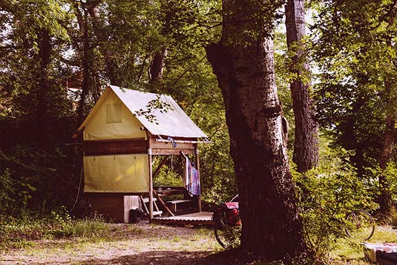 camping drome bivouac
